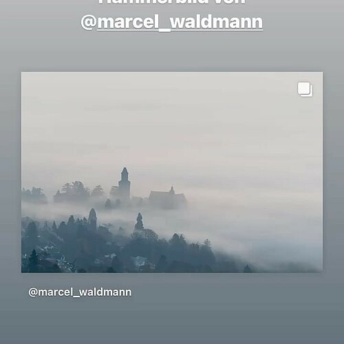 Da bleibt uns die Spucke weg- Hammerbild der Burg Kronberg im Nebelmeer von @marcel_waldmann 

#meinkronberg #mykronberg...